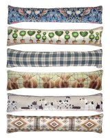 Country Club On Trend Modern Design Printed Plush Draught Excluder - Assorted