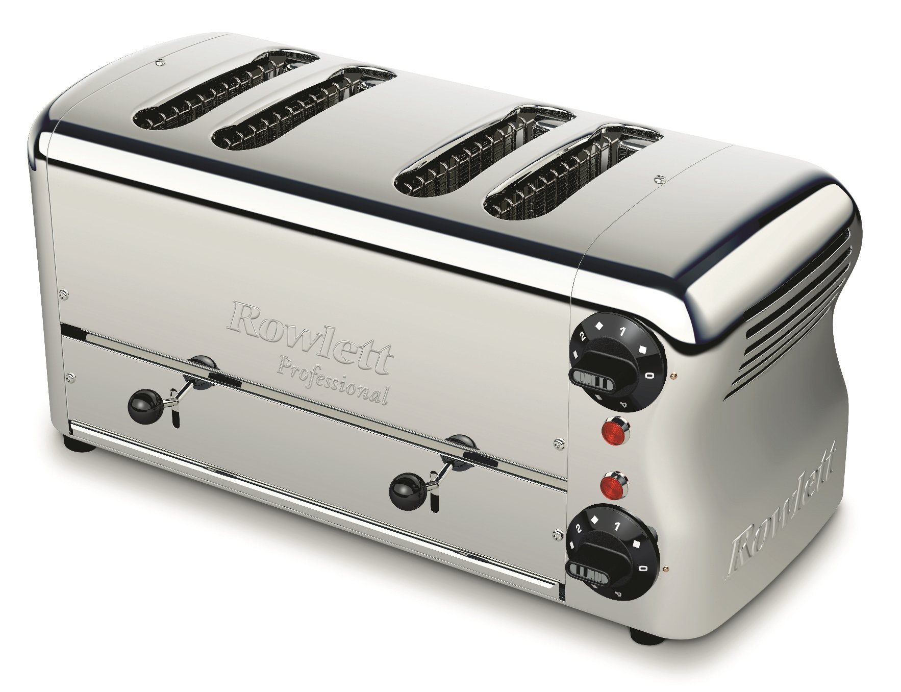 Rowlett Rutland Esprit 2x2 Wide Slot Breakfast Toaster with Polished