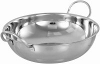Stainless Steel Balti Serving Dish - 16cm