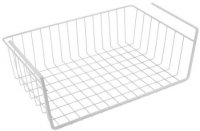 Metaltex White Under-Shelf Storage Basket 40cm