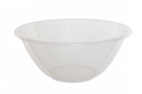 Whitefurze Plastic 4L Mixing Bowl 10''/25.5cm