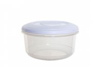 Whitefurze Round Food Storage Box - 1L
