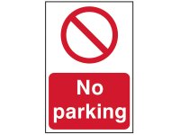 Scan PVC Sign 400 x 600mm - No Parking