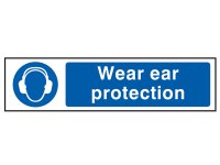 Scan PVC Sign 200 x 50mm - Wear Ear Protection
