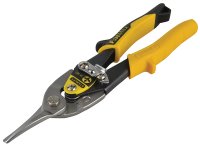 STANLEY® Yellow Aviation Snips & Holster Straight Cut 250mm (10in)