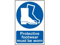 Scan PVC Sign 200 x 300mm - Protective Footwear Must Be Worn