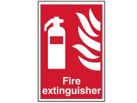 Scan PVC Sign 200 x 300mm - Fire Extinguisher