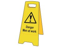Scan Heavy Duty 'A' Board Sign - Danger Men At Work