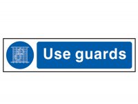 Scan PVC Sign 200 x 50mm - Use Guards