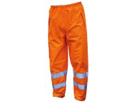 Scan Hi-Vis Orange Motorway Trousers - Various Sizes