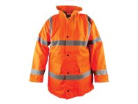 Scan Hi-Vis Orange Motorway Jacket - Various Sizes