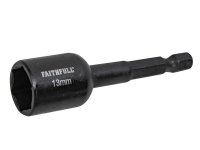 Faithfull Magnetic Impact Nut Driver 13mm x 1/4in Hex
