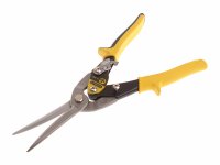 Stanley Tools Yellow Long Aviation Snips Straight Cut 300mm