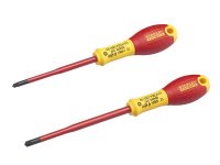 Stanley Tools FatMax® VDE Insulated Borneo PZ Scewdriver Set, 2 Piece