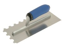 Vitrex Professional Stainless Steel Adhesive Trowel Round Notches 20mm