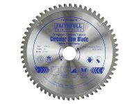 Faithfull TCT Cross Cut Mitre Saw Blade 216 x 30mm x 60T NEG