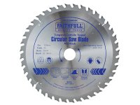 Faithfull Circular Saw Blade Anti Kick 250 x 30mm x 40T