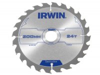 Irwin Construction Circular Saw Blade 200 x 30mm x 24T ATB