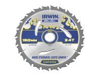 Irwin Weldtec Circular Saw Blade 150 x 20mm x 24T ATB