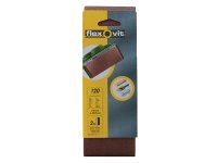 Flexovit Cloth Sanding Belt 457 x 75mm Fine 120G (Pack 2)