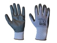 Scan Microfoam Nitrile Coated Gloves - Various Sizes