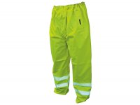 Scan Hi-Vis Yellow Motorway Trousers - Various Sizes