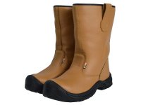 Scan Texas Lined Rigger Boots Tan - Various Sizes