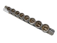 BlueSpot Tools 3/8in Drive Socket Set on Rail Metric 8 Piece