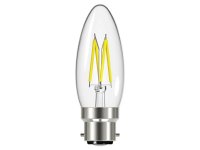 Energizer LED BC (B22) Candle Filament Dimmable Bulb Warm White 470lm 4W