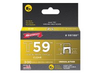 Arrow T59 Insulated Staples Clear 6 x 8mm (Box of 300)
