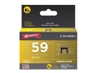 Arrow T59 Insulated Staples Black 6 x 8mm (Box of 300)