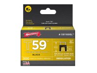Arrow T59 Insulated Staples Black 8 x 8mm (Box of 300)
