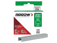Arrow JT21 T27 Staples 10mm (3/8in) (Box of 1000)