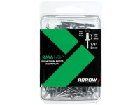 Arrow RMA 1/8IP Aluminium Rivets 1/8in Medium (Pack of 100)