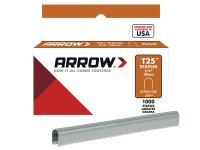 Arrow T25 Staples 10mm (3/8in) (Box of 1000)