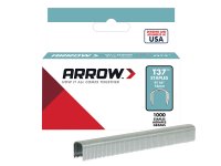 Arrow T37 Staples 12mm (1/2in) (Box of 1000)