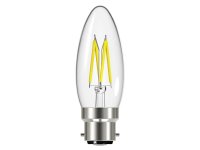 Energizer LED BC (B22) Candle Filament Non-Dimmable Bulb Warm White 250lm 2.3W