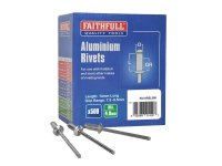 Faithfull Aluminium Rivets 4.8 x 14mm Long Bulk (Pack of 500)