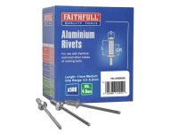 Faithfull Aluminium Rivets 4.8 x 11mm Medium (Bulk Pack of 500)