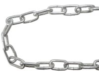 Faithfull Galvanised Chain Link 8mm x 10m Reel - Max. Load 450kg