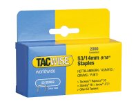 Tacwise 53 Light-Duty Staples 14mm (Type JT21 A) (Pack of 2000)