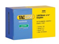 Tacwise 140 Galvanised Staples 8mm (Pack of 5000)