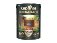 Cuprinol Ducksback Waterproof for Sheds/Fences 5lt - Rich Cedar