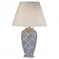 Dar Ely Table Lamp Blue/White - (Base Only)