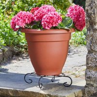 Smart Garden 25cm Flower Pot Stand - Black