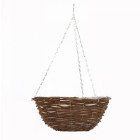 Smart Garden 14" Rattan Hanging Basket