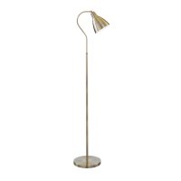 Searchlight Adjustable Floor Lamp Antique Brass 1Xe27