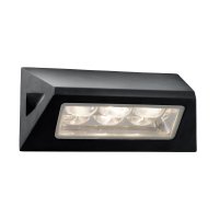 Searchlight Led Outdoor Wall Light Black White Led