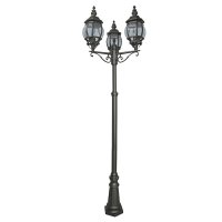 Searchlight Bel Aire Outdoor Post Lamp 3 Light Black