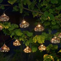 Smart Solar Decorative Maroc Lantern String Lights - Set of 10